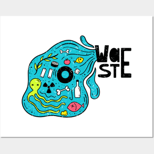 Waste Concept Posters and Art